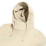 Russel Pure Organic Pullover con cappuccio in Cotone Biologico collo alto, Aqua XS, Z209M – immagine 6