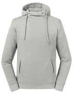 Russel Pure Organic Pullover con cappuccio in Cotone Biologico collo alto, Aqua XS, Z209M – Pietra