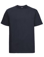 Russel T-Shirt aus 100% Baumwolle für Herren, White S, Z215 – French Navy