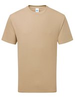 Russel T-Shirt aus 100% Baumwolle für Herren, White S, Z215 – Tan