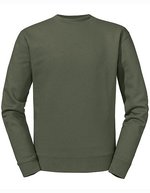 Russel Exklusives Sweatshirt aus ringgesponnener Baumwolle, Sport Heather M, Z262N – Oliva