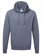 Russel Langarm Sweatshirt mit doppellagiger Kapuze, Black L, Z265 – Convoy Grey (Solid)