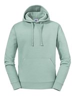 Russel Langarm Sweatshirt mit doppellagiger Kapuze, Black L, Z265 – Eucalyptus Green