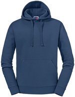 Russel Langarm Sweatshirt mit doppellagiger Kapuze, Black L, Z265 – Indigo