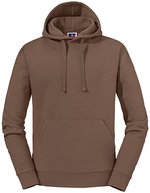Russel Langarm Sweatshirt mit doppellagiger Kapuze, Black L, Z265 – Mocha