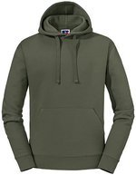 Russel Langarm Sweatshirt mit doppellagiger Kapuze, Black L, Z265 – Olive