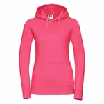 Russell Hooded Sweatshirt with Headphone Routing for Women, Fuchsia XS, Z265F – image 3