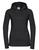 Russel Kapuzen Sweatshirt mit Kopfhörerführung für Damen – Black