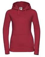 Russel Kapuzen Sweatshirt mit Kopfhörerführung für Damen – Classic Red