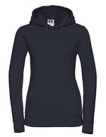 Russel Kapuzen Sweatshirt mit Kopfhörerführung für Damen, Black XS, Z265F – French Navy