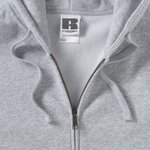 Russel Sweatshirt mit Kapuze, 3-lagig, Baumwolle, Fuchsia S, Z266F – Bild 6
