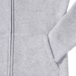 Russel Sweatshirt mit Kapuze, 3-lagig, Baumwolle, Fuchsia S, Z266F – Bild 7