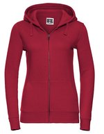 Russel Sweatshirt mit Kapuze, 3-lagig, Baumwolle, Fuchsia S, Z266F – Classico Rosso