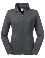 Russel Russell Ladies´ Authentic Sweat Jacket Burgundy M (Z267F), Z267F – Convoy Grey (Solid)