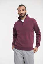 Russel Half-Zip Sweatshirt aus Baumwolle für Herren, Convoy Grey (Solid) XL, Z270M – Bild 1