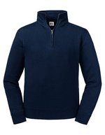 Russel Half-Zip Sweatshirt aus Baumwolle für Herren – French Navy