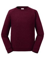 Russel Russell Kids´ Authentic Raglan Sweat Black 104 (S) (Z271K), Z271K – Burgundy