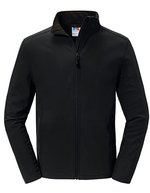 Russel Wasserabweisende Softshell-Jacke mit Fleecefutter – Black