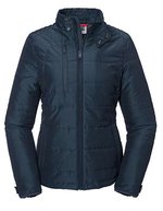 Russel Körperbetonte Langarmjacke mit DWR-Gewebe, Black XS, Z430F – Marine francais