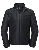 Russel Langarmjacke mit DWR-Gewebe für Herren, Black S, Z430M – Bild 2