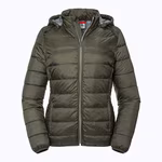 Ladies´ Hooded Nano Jacket – Dark Olive