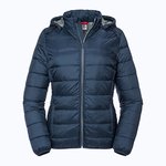 Ladies´ Hooded Nano Jacket – Blu navy francese