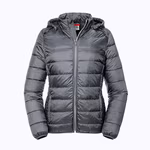 Ladies´ Hooded Nano Jacket – Iron Grey