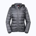 Ladies´ Hooded Nano Jacket – Ferro Grigio