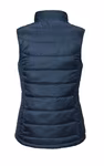 Russell Water-Repellent Quilted Vest with Stand-up Collar, Iron Grey M, Z441F – image 4
