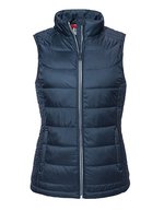 Russel Wasserabweisende Steppweste mit Stehkragen, Black XS, Z441F – French Navy