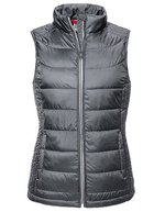 Russel Wasserabweisende Steppweste mit Stehkragen, Black XS, Z441F – Iron Grey