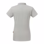 Russell Pure Organic Polo Shirt made of Organic Cotton for Women, Aqua XS, Z508F – image 4