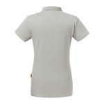Russel Pure Organic Polo in Cotone Biologico da Donna, Aqua XS, Z508F – immagine 4
