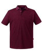 Russel Pure Organic Russell Pure Organic Men´s Pure Organic Polo White XXL (Z508M) – Burgundy