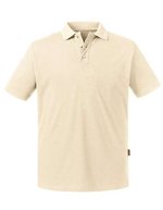Russel Pure Organic Russell Pure Organic Men´s Pure Organic Polo White XXL (Z508M) – Natural