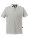 Russel Pure Organic Bio-Baumwoll Polo-Shirt mit Kreuznaht, Stone 3XL, Z508M – Bild 2