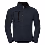 Russel Giacca Softshell impermeabile con materiale Stretch, Titanium (Solid) L, Z520 – immagine 3