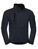 Russel Wasserdichte Softshell-Jacke mit Stretchmaterial, Black XS, Z520 – French Navy