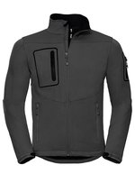 Russel Wasserdichte Softshell-Jacke mit Stretchmaterial, Black XS, Z520 – Titanium (Solid)