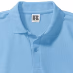 Russel Polo en Coton Filé à Anneaux, Yellow L, Z539 – image 5