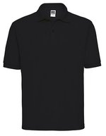 Russel Poloshirt aus ringgesponnener Baumwolle, Black XS, Z539 – Bild 2