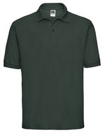 Russel Poloshirt aus ringgesponnener Baumwolle, Black XS, Z539 – Vert bouteille