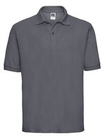 Russel Poloshirt aus ringgesponnener Baumwolle, Black XS, Z539 – Convoy Gris (Uni)