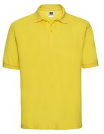 Russel Poloshirt aus ringgesponnener Baumwolle, Black XS, Z539 – Jaune