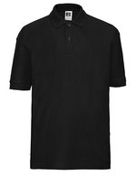 Polo Shirt aus Baumwolle mit Piquéstoff für Kinder – Black