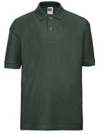 Polo Shirt aus Baumwolle mit Piquéstoff für Kinder – Bottle Green