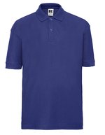 Polo Shirt aus Baumwolle mit Piquéstoff für Kinder – Bright Royal