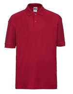 Russel Polo Shirt aus Baumwolle mit Piquéstoff für Kinder, Black 90 (XS), Z539K – Classic Red
