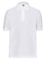 Russel Polo Shirt aus Baumwolle mit Piquéstoff für Kinder, Black 90 (XS), Z539K – White