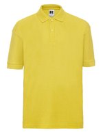 Russel Polo Shirt aus Baumwolle mit Piquéstoff für Kinder, Black 90 (XS), Z539K – Yellow